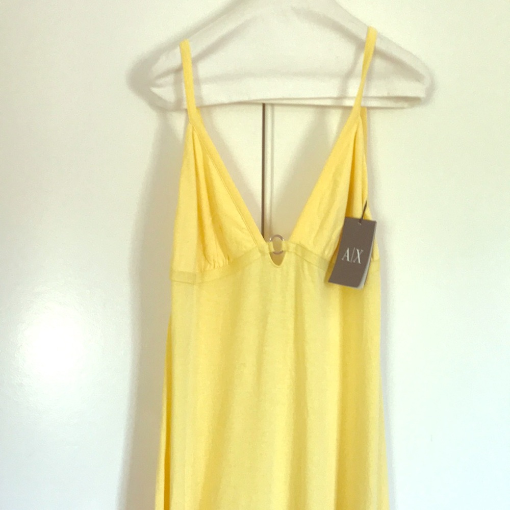 AX Armani Exchange Yellow Dress Sz L